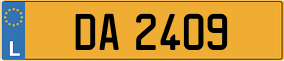 Truck License Plate